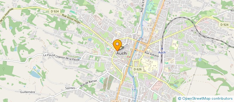 localisation de l'entreprise ALEGRIA à AUCH