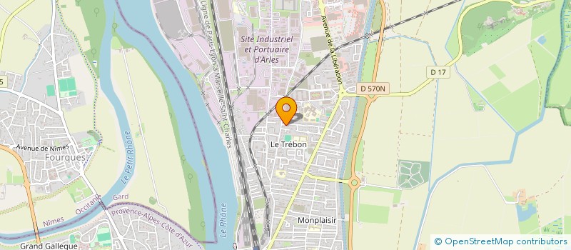localisation de l'entreprise ALEGRIA à ARLES