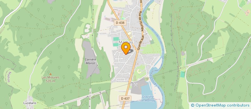 localisation de l'entreprise ALEGRIA  MATHAY