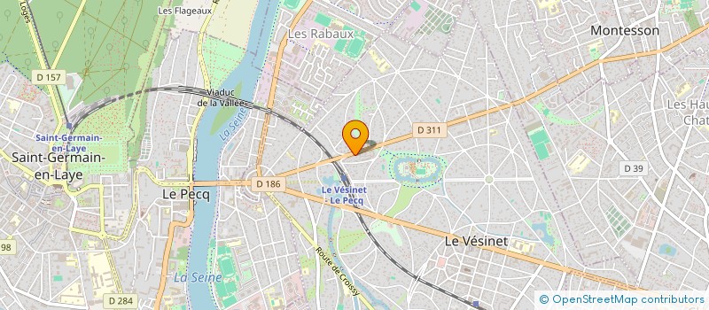 localisation de l'entreprise ALEGRIA  LE VESINET