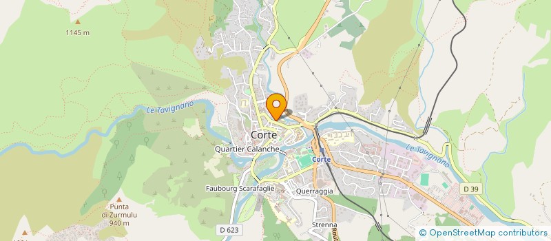localisation de l'entreprise ALEGRIA à CORTE