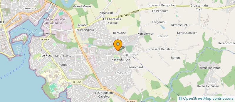 localisation de l'entreprise ALEGRIA  CONCARNEAU