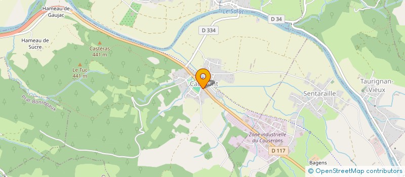 localisation de l'entreprise ALEGRIA à CAUMONT