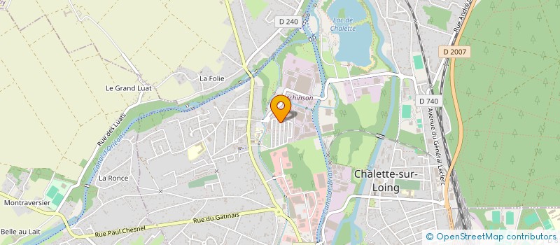 localisation de l'entreprise ALEGRIA ANDALUZA à CHALETTE-SUR-LOING