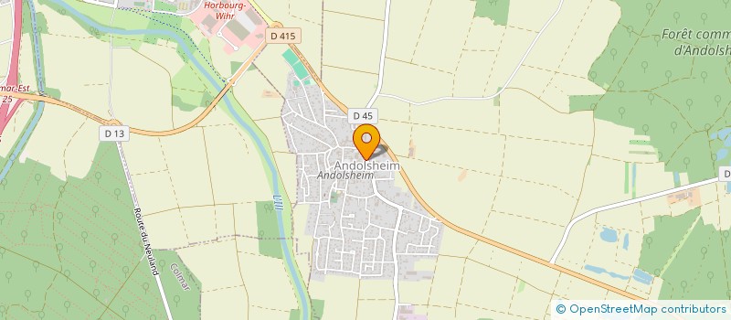 localisation de l'entreprise ALEGRIA D'ESPANA  ANDOLSHEIM