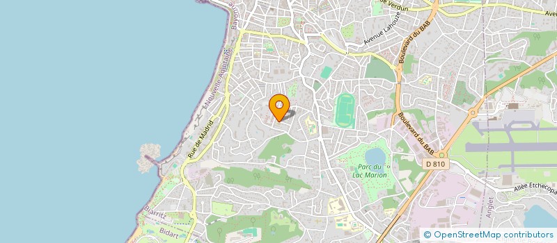localisation de l'entreprise ALEGRIA DE L'AUTISME ET T E D AU BIEN ETRE à BIARRITZ