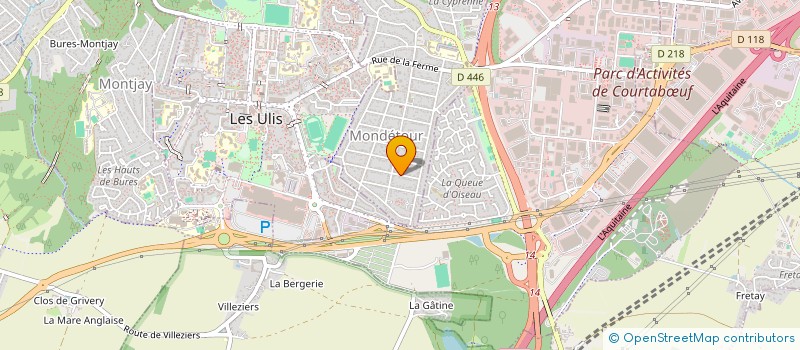 localisation de l'entreprise ALEGRIA DEPANNAGE à VILLEBON-SUR-YVETTE