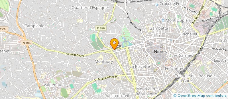 localisation de l'entreprise ALEGRIA INVESTISSEMENT  NIMES