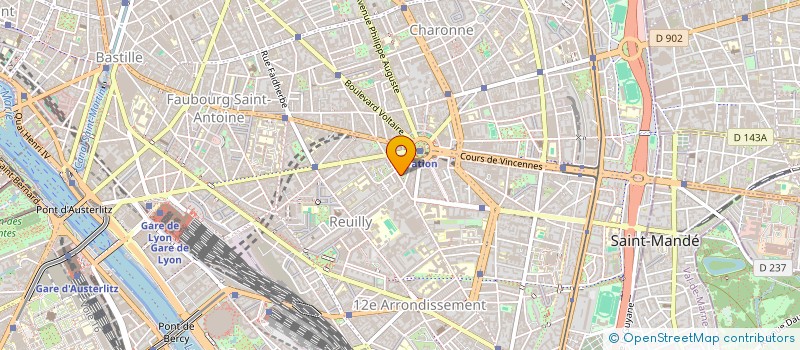 localisation de l'entreprise ALEGRIA PRO à PARIS