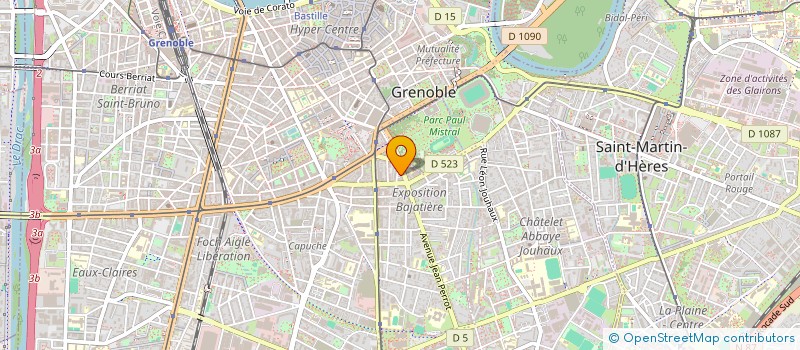 localisation de l'entreprise ALEGRIA RHONE à GRENOBLE