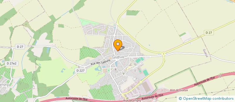 localisation de l'entreprise ALEGRIA214  GUEUX