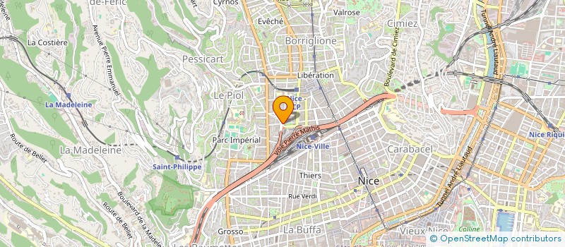 localisation de l'entreprise ALEILI  NICE