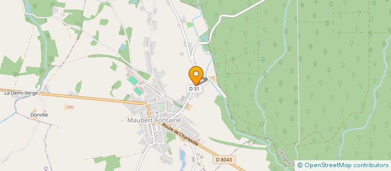 localisation de l'entreprise ALEIN REMORQUES à MAUBERT-FONTAINE