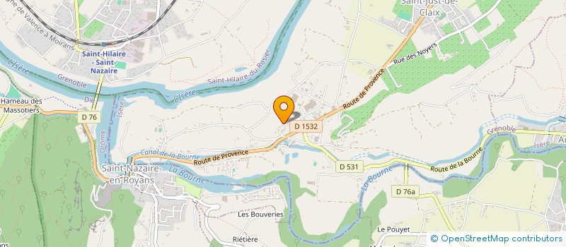 localisation de l'entreprise ALEIXANDRI  SAINT-JUST-DE-CLAIX