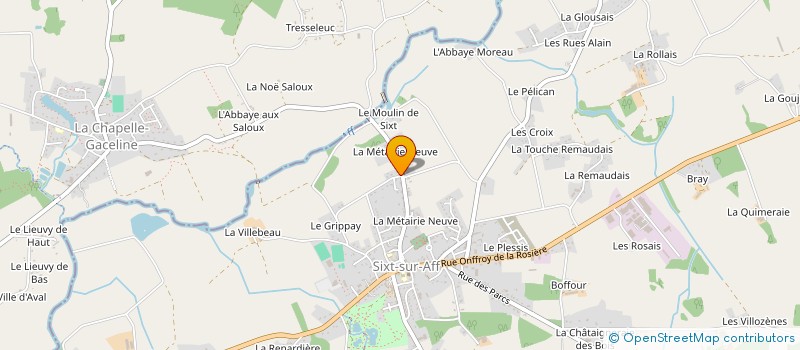 localisation de l'entreprise ALEJ SHOP  SIXT-SUR-AFF