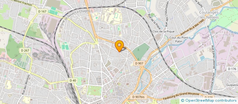 localisation de l'entreprise ALEJARO à NEVERS
