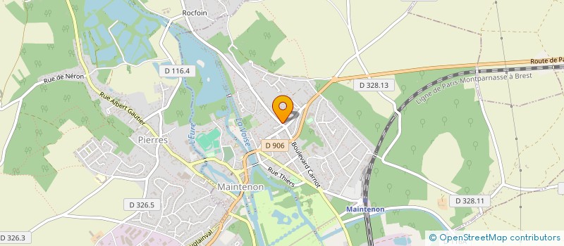 localisation de l'entreprise ALEKOS à MAINTENON