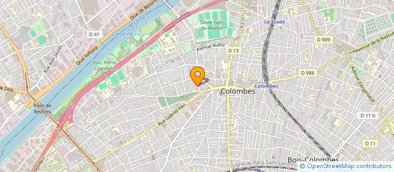 localisation de l'entreprise ALEKS à COLOMBES