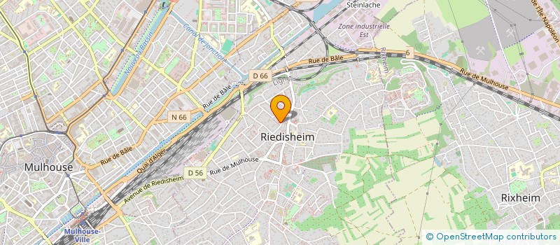 localisation de l'entreprise ALEKSANDAR  RIEDISHEIM