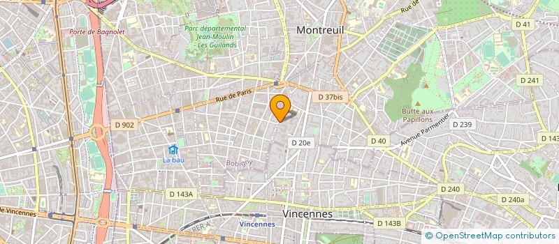 localisation de l'entreprise ALEKSIANE à MONTREUIL