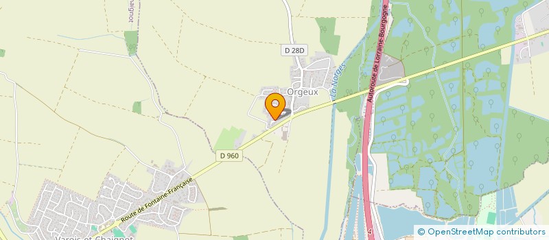 localisation de l'entreprise ALELEA  ORGEUX