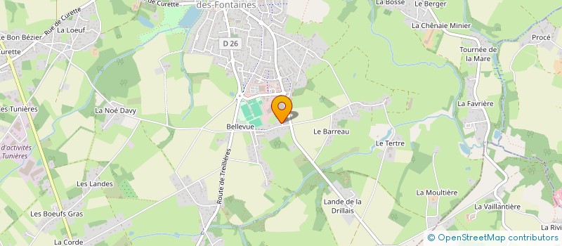 localisation de l'entreprise ALELEC BTI  GRANDCHAMP-DES-FONTAINES