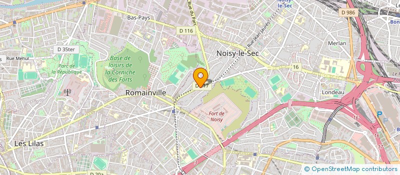 localisation de l'entreprise ALELO à NOISY-LE-SEC