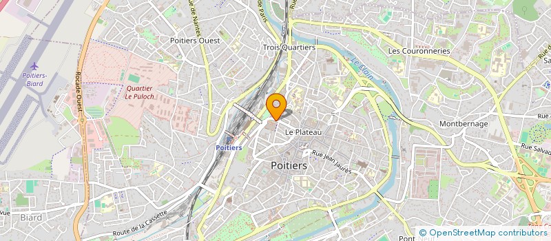 localisation de l'entreprise ALELOCORP à POITIERS