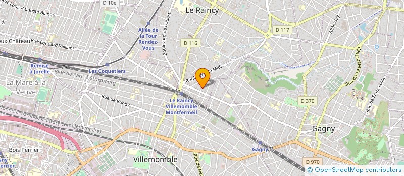 localisation de l'entreprise ALEM CONSEIL  LE RAINCY