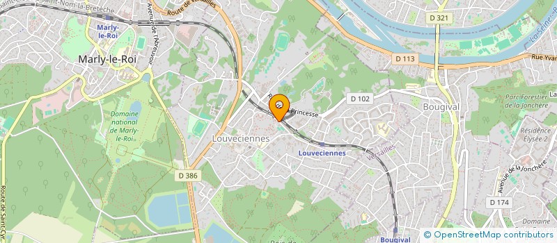 localisation de l'entreprise ALEMA  LOUVECIENNES