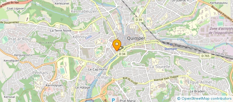 localisation de l'entreprise ALEMA AVOCATS à QUIMPER