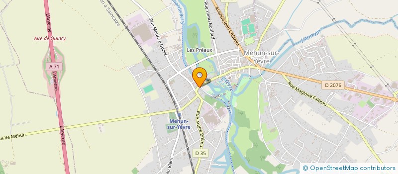 localisation de l'entreprise ALEMA CAFE  MEHUN-SUR-YEVRE