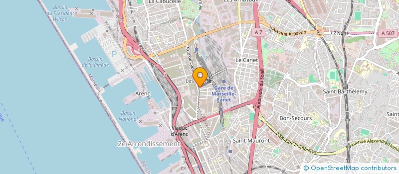 localisation de l'entreprise ALEMAE à MARSEILLE