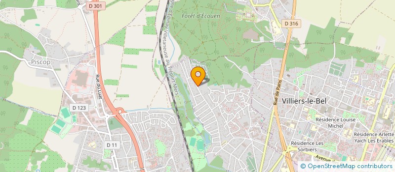 localisation de l'entreprise ALEMAN  SARCELLES