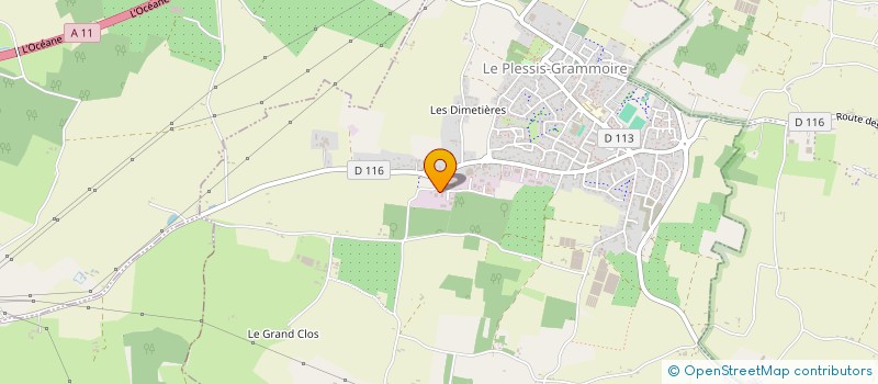 localisation de l'entreprise ALEMAS  LE PLESSIS-GRAMMOIRE