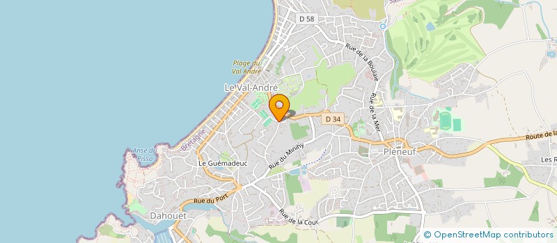 localisation de l'entreprise ALEMCLEM  PLENEUF-VAL-ANDRE