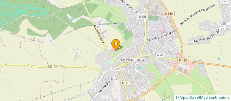 localisation de l'entreprise ALEMMA  ST AUBIN D ECROSVILLE