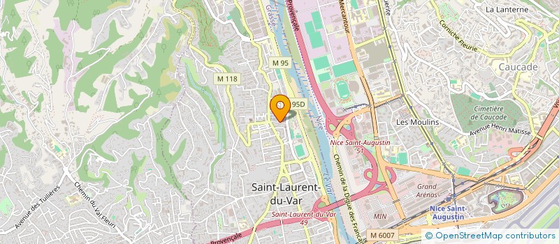 localisation de l'entreprise ALEMMA IMMO à SAINT LAURENT DU VAR