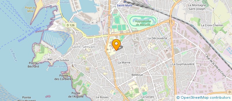 localisation de l'entreprise ALEMPICA  SAINT-MALO