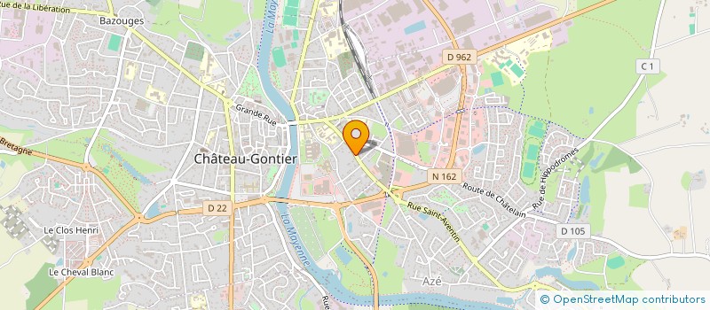 localisation de l'entreprise ALEN  CHATEAU-GONTIER-SUR-MAYENNE