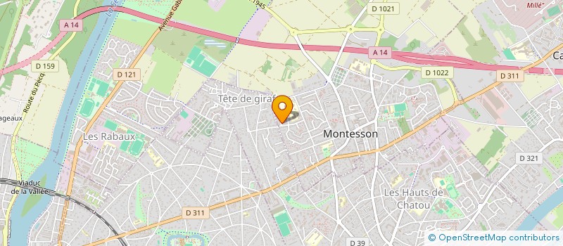 localisation de l'entreprise ALENA  MONTESSON