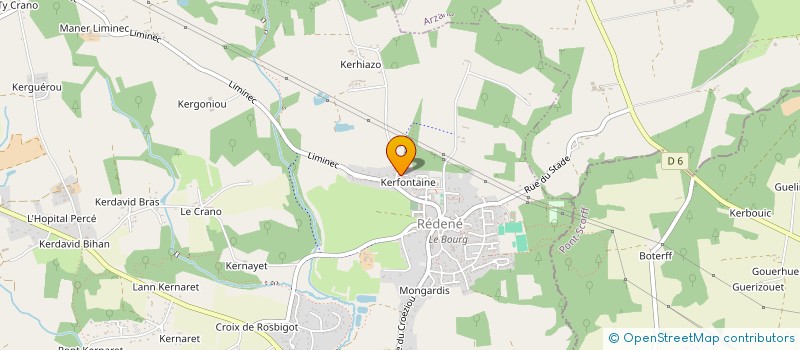 localisation de l'entreprise ALENA  REDENE