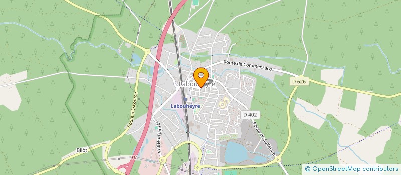 localisation de l'entreprise ALENA  LABOUHEYRE