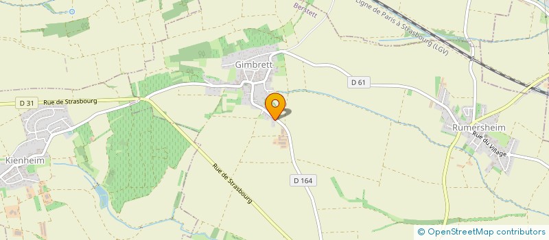 localisation de l'entreprise ALENA  BERSTETT