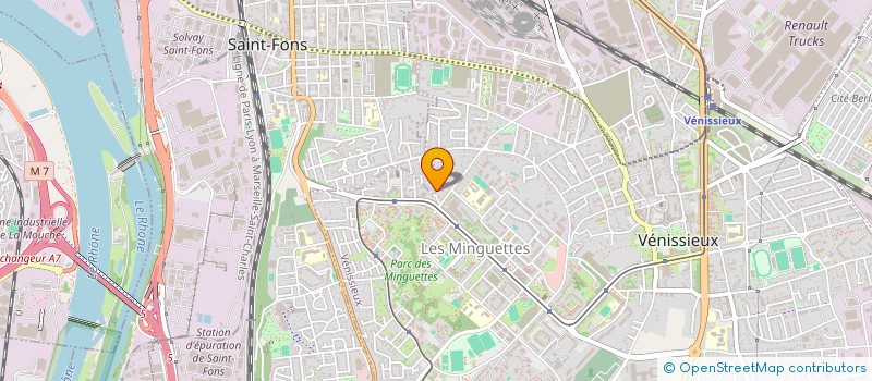 localisation de l'entreprise ALENA  VENISSIEUX
