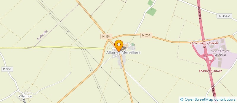 localisation de l'entreprise ALENA à JANVILLE-EN-BEAUCE
