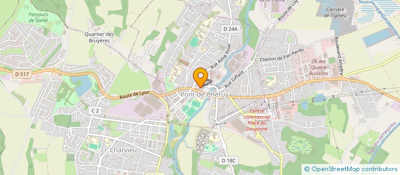 localisation de l'entreprise ALENAS MARKET  PONT-DE-CHERUY