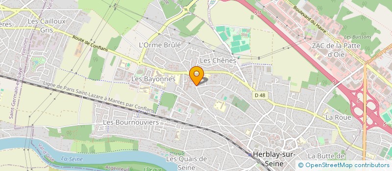 localisation de l'entreprise ALENCE  HERBLAY-SUR-SEINE