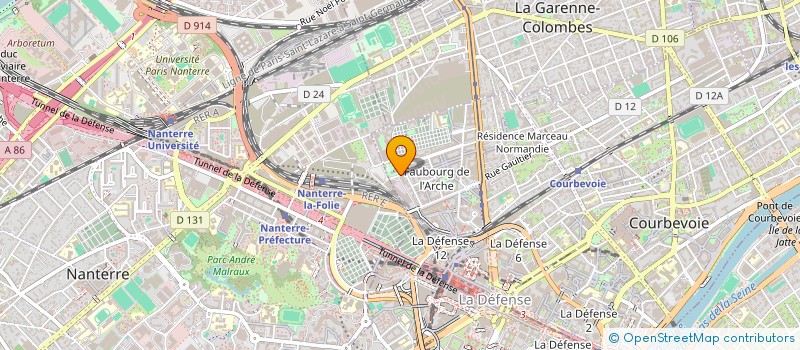 localisation de l'entreprise ALENCON 14 à COURBEVOIE
