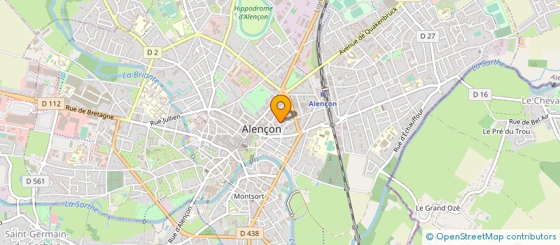 localisation de l'entreprise ALENCON AIR SERVICE à ALENCON